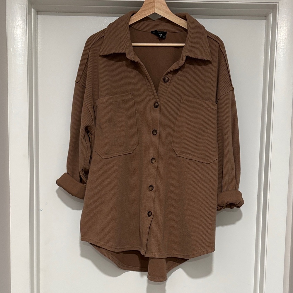 Perch by Blu Pepper Chocolate Knit Top